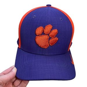 Nike Clemson Tigers DriFit Hat Cap Purple Orange Size L/XL